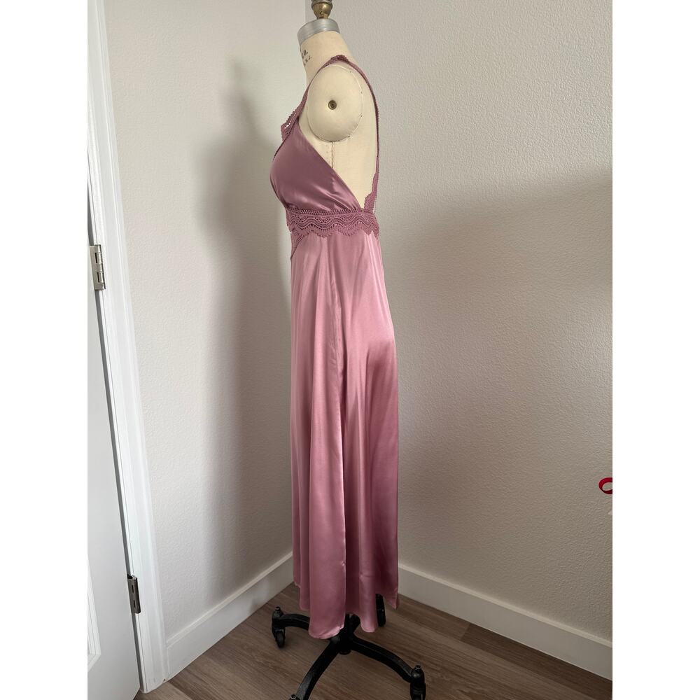 The Kooples | NWT 100% Silk and Lace Maxi Dress Size 0/XS - Picture 4 of 10